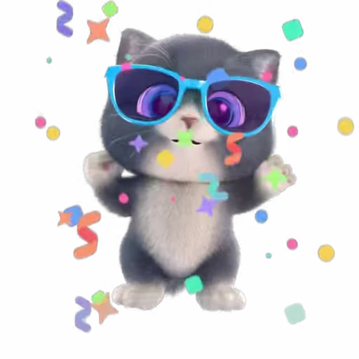 🥳 Стикер «Котенок» для Telegram