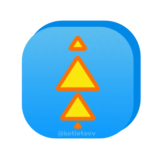 🔼 Эмодзи «Значки» для Telegram