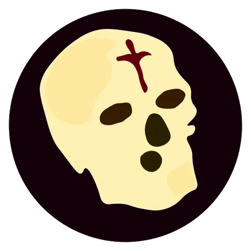 Стикерпак Animated Skull для Telegram