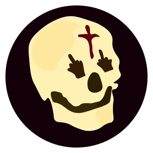 💀 Стикер «Animated Skull» для Telegram