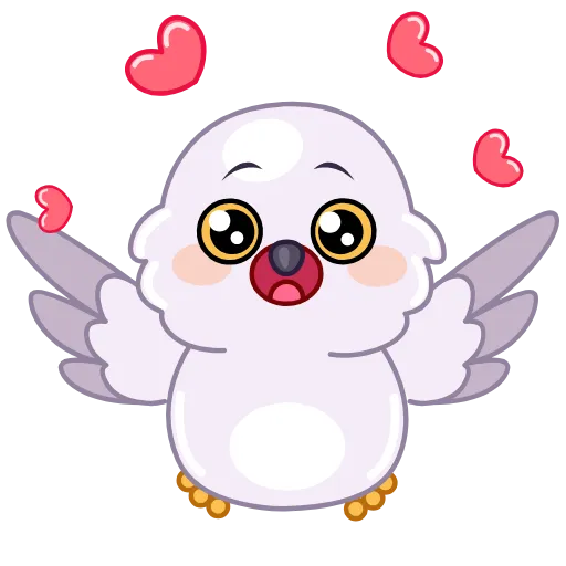 😋 Стикер «Animated Birds» для Telegram