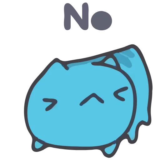 🥏 Стикер «Animated Blue Cat» для Telegram