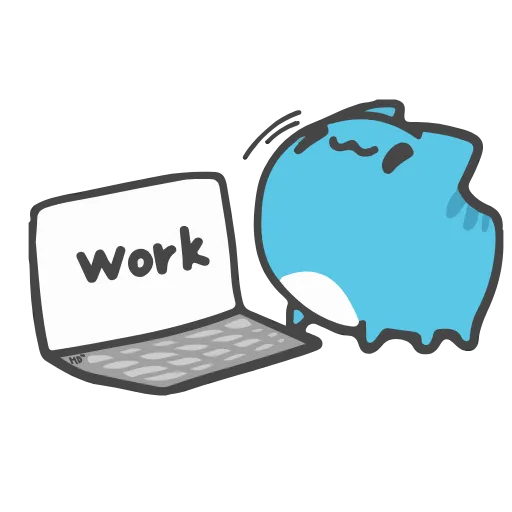 😙 Стикер «Animated Blue Cat» для Telegram