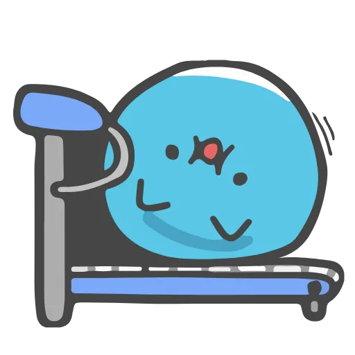 😏 Стикер «Animated Blue Cat» для Telegram