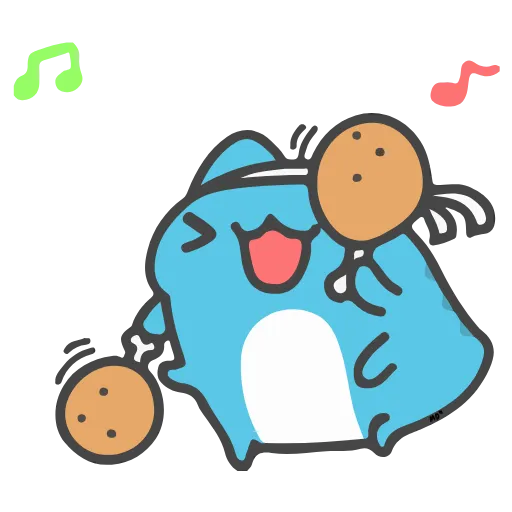 🤨 Стикер «Animated Blue Cat» для Telegram