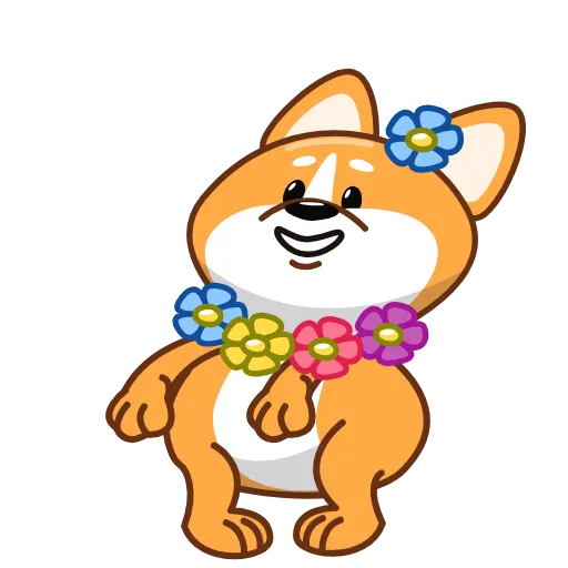 🕺 Стикер «Корги» для Telegram
