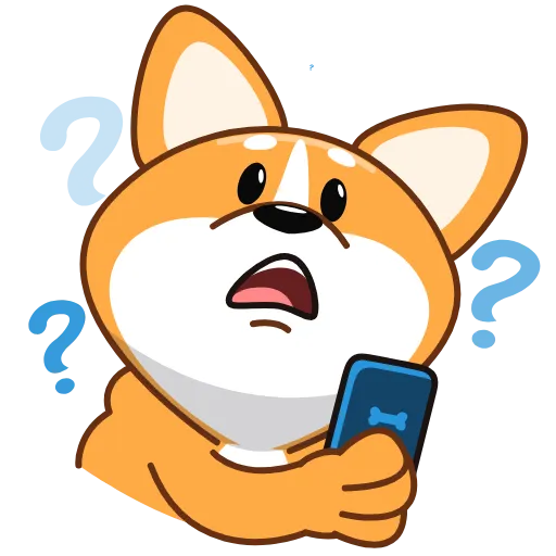 🤔 Стикер «Корги» для Telegram