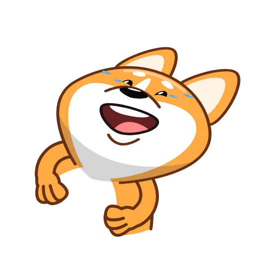 😂 Стикер «Корги» для Telegram