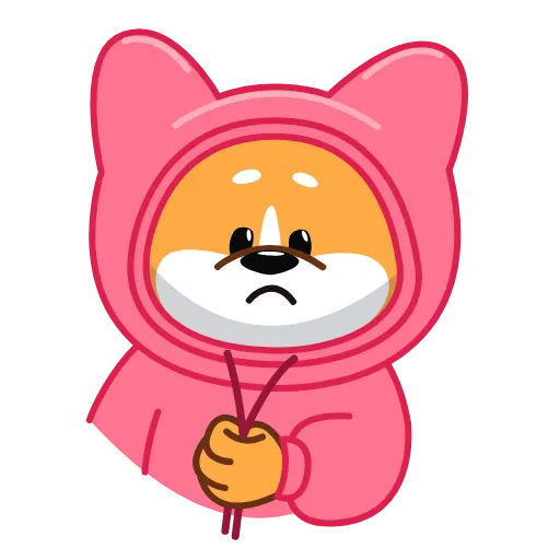 😔 Стикер «Корги» для Telegram