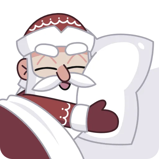 😌 Стикер «Дед Мороз» для Telegram