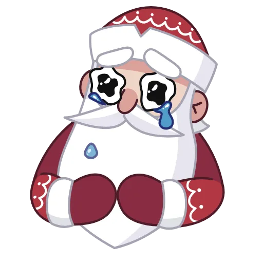 😭 Стикер «Дед Мороз» для Telegram