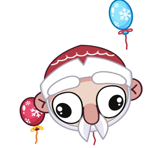 🤪 Стикер «Дед Мороз» для Telegram