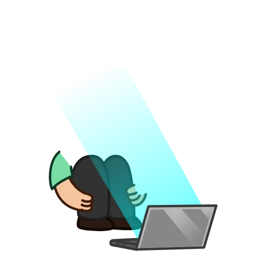 🫥 Стикер «Разработчик» для Telegram