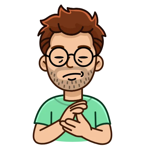 👏 Стикер «Разработчик» для Telegram
