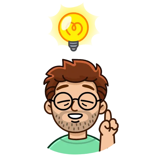 💡 Стикер «Разработчик» для Telegram