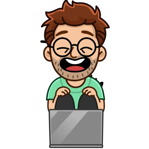 😂 Стикер «Разработчик» для Telegram