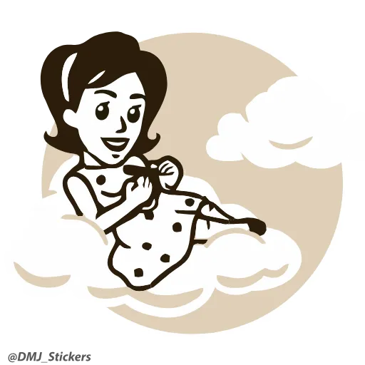 ☁️ Стикер «Animated» для Telegram