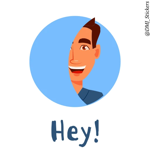 🖖 Стикер «Animated» для Telegram