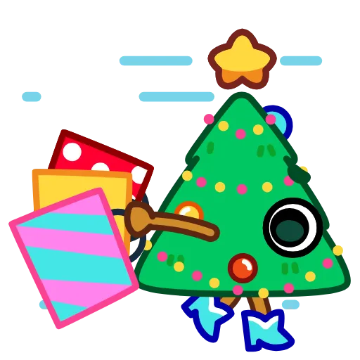 🛍 Стикер «Елочка» для Telegram