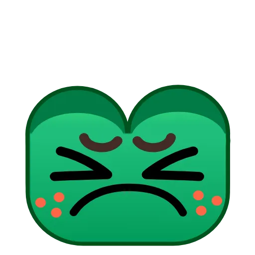 😣 Стикер «Frogs» для Telegram