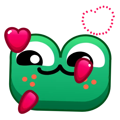 🥰 Стикер «Frogs» для Telegram