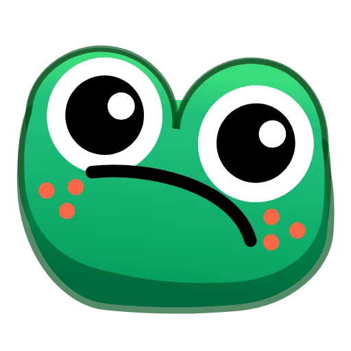 😕 Стикер «Frogs» для Telegram