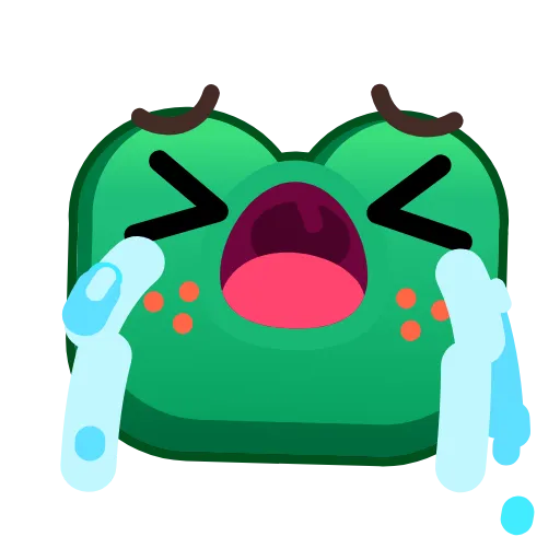 😭 Стикер «Frogs» для Telegram