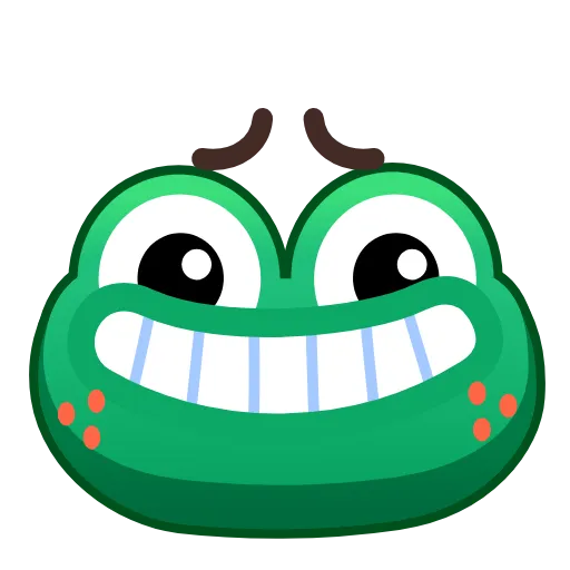 😬 Стикер «Frogs» для Telegram