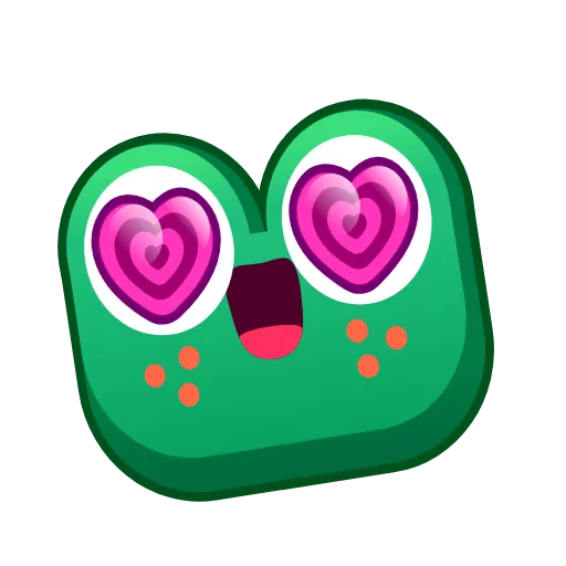 😍 Стикер «Frogs» для Telegram