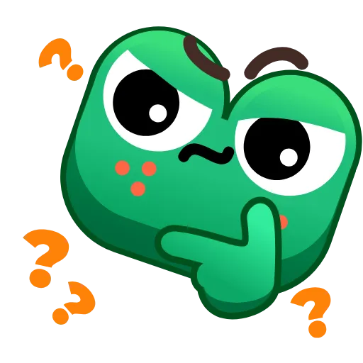 🤔 Стикер «Frogs» для Telegram