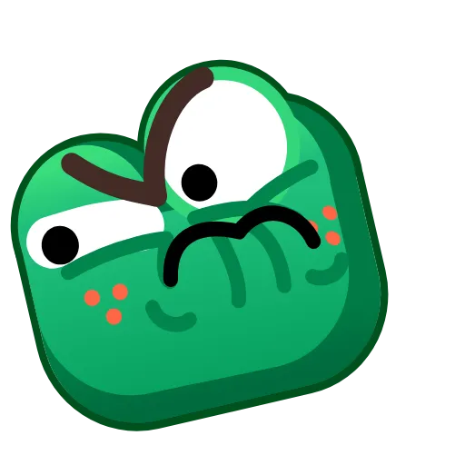 😠 Стикер «Frogs» для Telegram