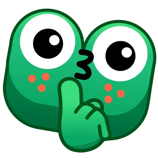 🤫 Стикер «Frogs» для Telegram