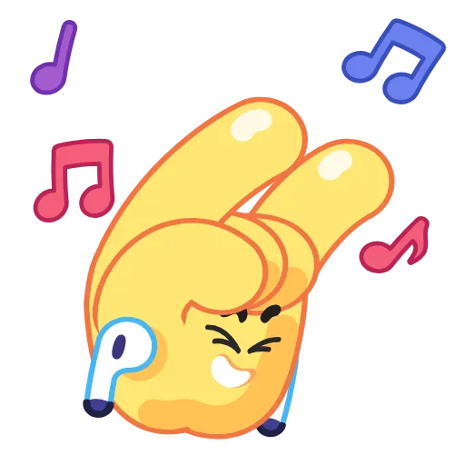 🤟 Стикер «Funny Hands» для Telegram