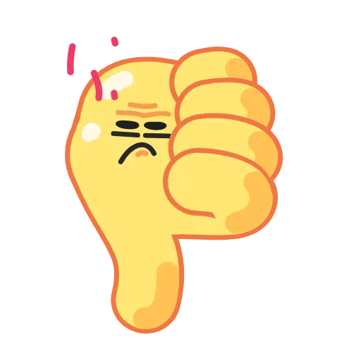 👎 Стикер «Funny Hands» для Telegram