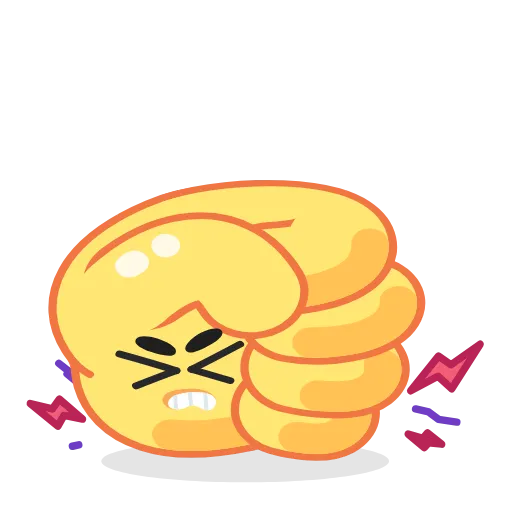 👊 Стикер «Funny Hands» для Telegram