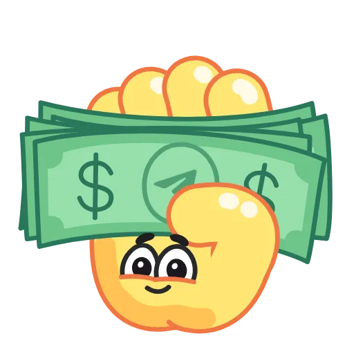 🤑 Стикер «Funny Hands» для Telegram