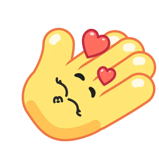 😘 Стикер «Funny Hands» для Telegram