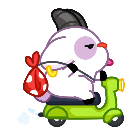 🏍 Стикер «Козел» для Telegram