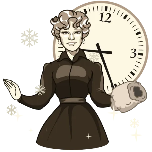 ❄️ Стикер «Великие русские люди» для Telegram