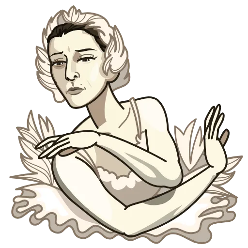 🙅‍♀️ Стикер «Великие русские люди» для Telegram
