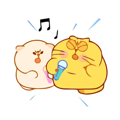 😸 Стикер «Animated Happy Kitty» для Telegram
