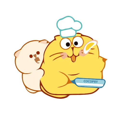 😸 Стикер «Animated Happy Kitty» для Telegram