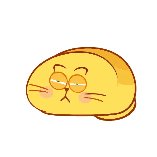 😸 Стикер «Animated Happy Kitty» для Telegram