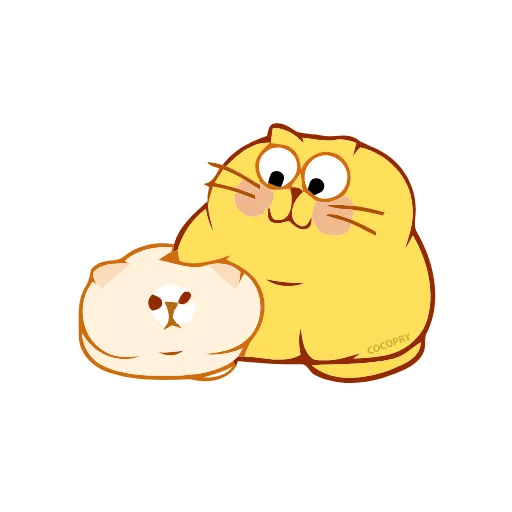 😸 Стикер «Animated Happy Kitty» для Telegram