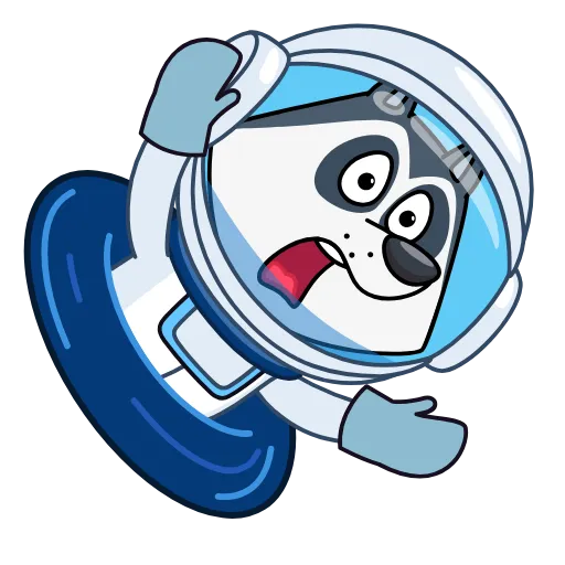 😱 Стикер «Космопес» для Telegram