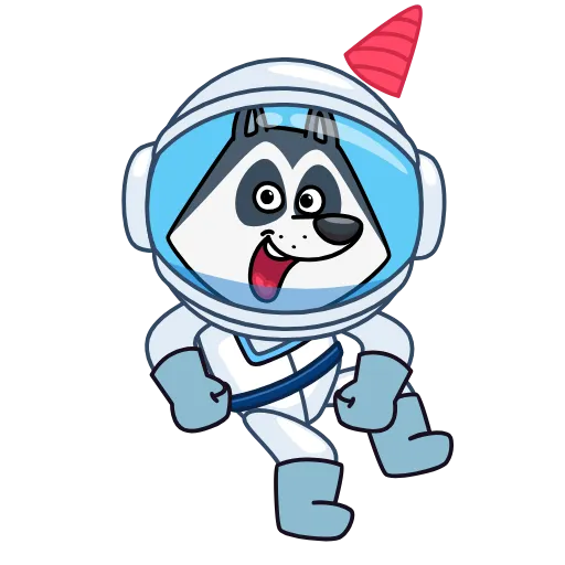 🕺 Стикер «Космопес» для Telegram