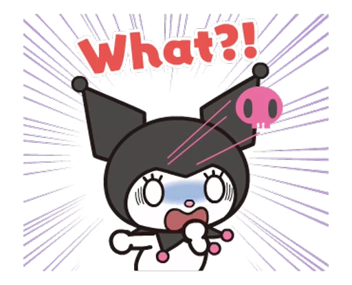 😨 Стикер «Animated Kuromi» для Telegram