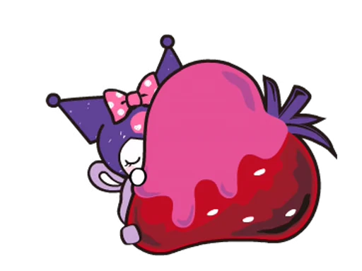 🫣 Стикер «Animated Kuromi» для Telegram