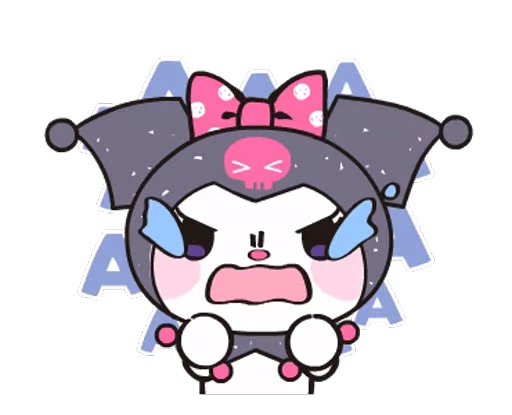 😭 Стикер «Animated Kuromi» для Telegram