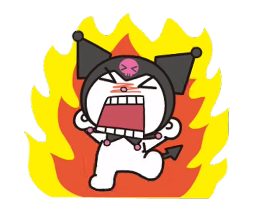 😡 Стикер «Animated Kuromi» для Telegram